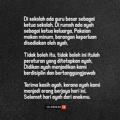 Sebagai siswa yang baik, jangan lupa untuk memberikan ucapan selamat hari guru atau doa untuk guru. 35 Koleksi Ucapan Sempena Hari Bapa Buat Ayah Yang Banyak ...