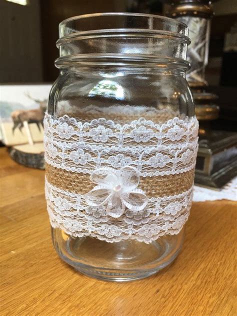 These Rustic Mason Jar Sleeves Will Be Perfect For Decorating Your