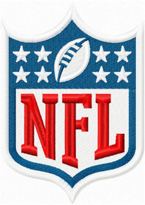 Nfl Football Embroidery Designs Photo Of Nfl Logo Football Machine