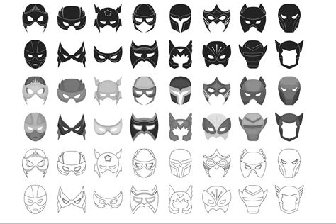 Super Hero Mask Svg Superhero Mask Pngsuperhero Mask Etsy