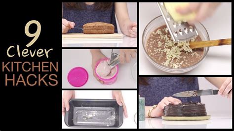9 Clever Kitchen & Food Life Hacks You Never Knew - Cooking Hacks - Glamrs - YouTube