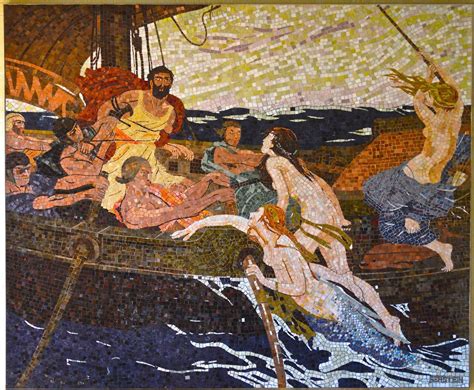 Mosaico Bizantino Mosaic Ulises Y Las Sirenas X Cms Mosaicos Ulises Y Las Sirenas