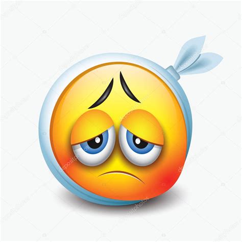 Toothache Emoji Sick Emoticon Toothache — Stock Vector © Ipetrovic