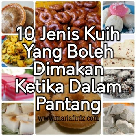 Bagi penderita asthenia limpa, hal ini dapat membahayakan energi dan mengganggu limpa. 10 Jenis Kuih Yang Boleh Dimakan Ketika Dalam Pantang ...