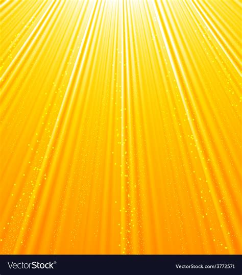 Abstract Orange Background With Sun Light Rays Vector Image