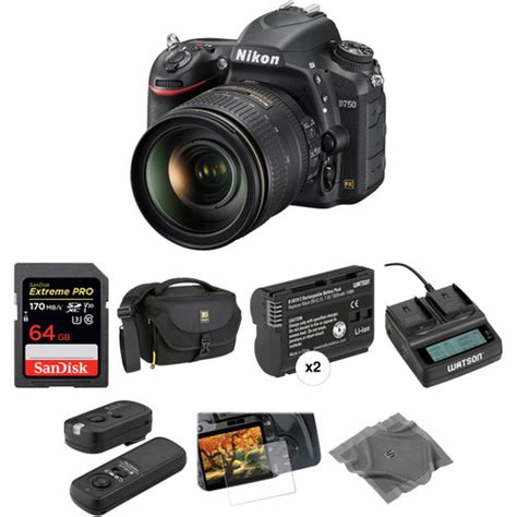 Nikon D750 Dslr Camera With 24 120mm Lens Deluxe Kit Bandh Photo