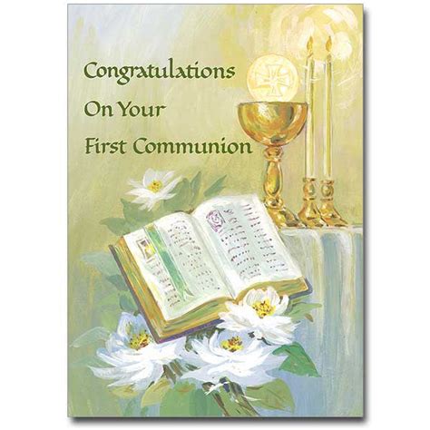 Congratulations First Communion Card
