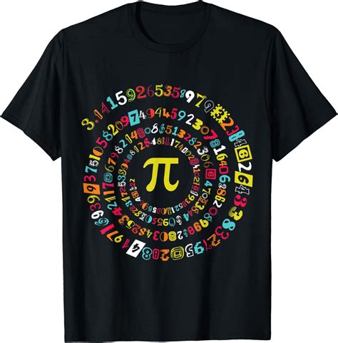 Funny Pi Day Shirt Spiral Pi Math Tee For Pi Day 314 T Shirt Clothing