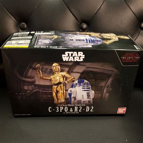 Bandai Model Kit Star Wars 112 Scale C 3po And R2 D2 C3po R2d2
