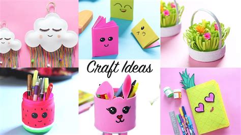 6 Cute Crafts And Diys Craft Ideas Diy Projects Youtube