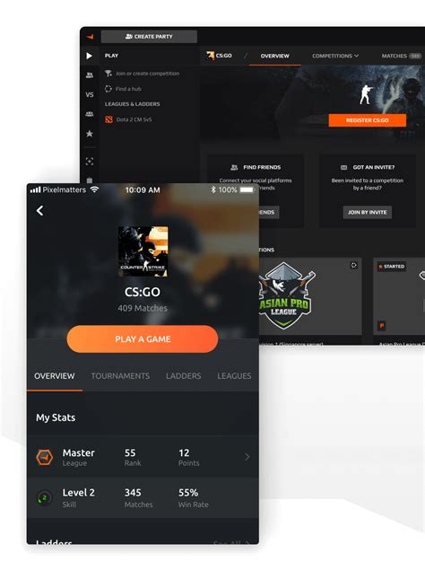 Faceit Mobile App Design By Pixelmatters