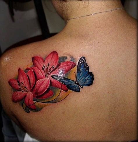 50 Butterfly Tattoos With Flowers For Women Butterfly Tattoos