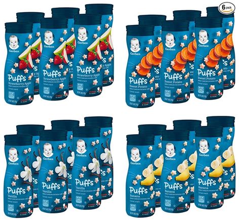 Gerber Puffs Cereal Snack 42g Alpha Care Baby