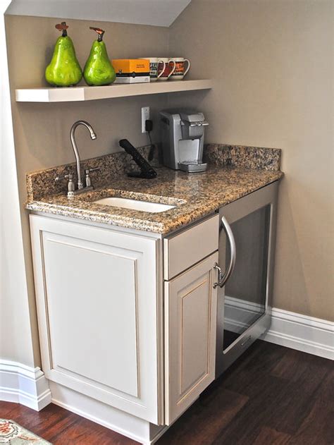 Built in wet bar cabinets with sink. Small Wet Bar | Houzz