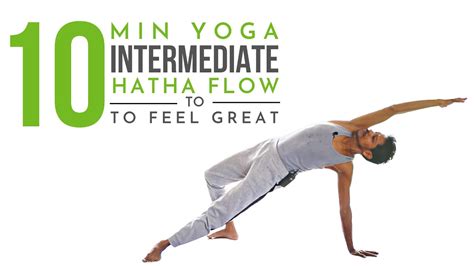 Min Intermediate Hatha Yoga Flow To Feel Great Youtube