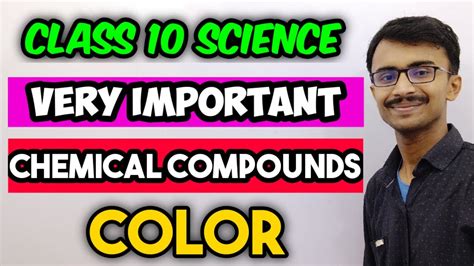 Color Of Important Chemical Compounds Class 10 Chemical Reaction And