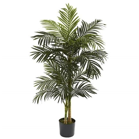 Nearly Natural Indoor 5 Ft Golden Cane Palm Artificial Tree 5358 The