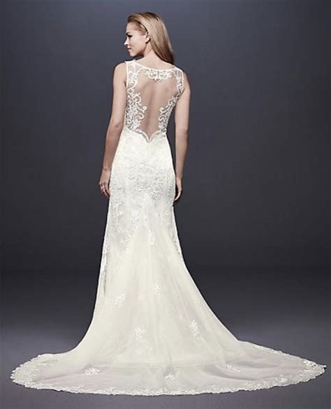 Davids Bridal Galina Signature Size 10 New Wedding Dress Nearly