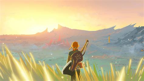 1920x1080 The Legend Of Zelda Breath Of The Wild Paint Art 4k Laptop