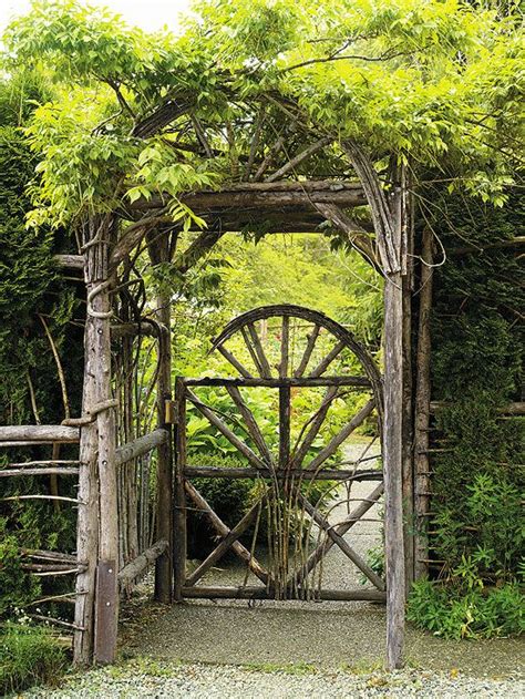 All the plant species in a forest garden are of direct or indirect benefit to humans. Make an entrance: Eight garden gates - 8. Willow - Garden ...