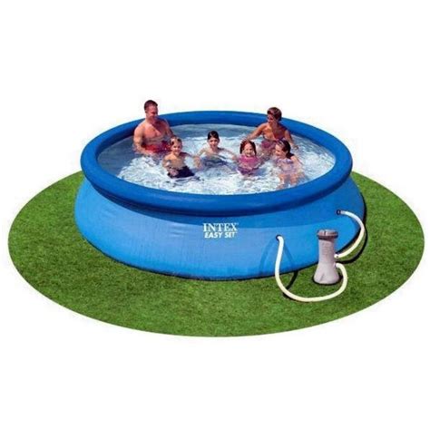 Intex 12 Ft X 12 Ft X 30 In Round Above Ground Pool In The Above Ground