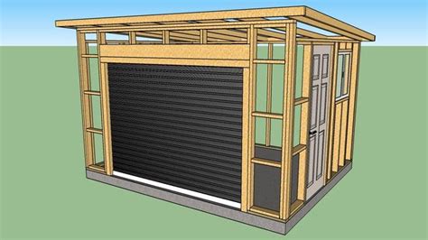 10x12 Shed With Roll Up Door Daffernroegner 99