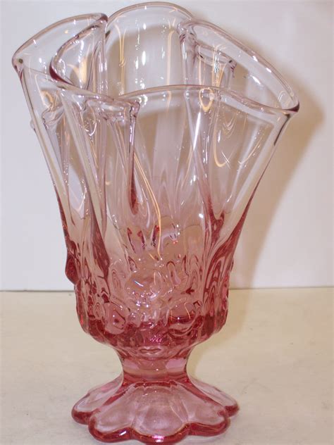 Vintage Fenton Glass Depression Pink By Garagesaleglass On Etsy