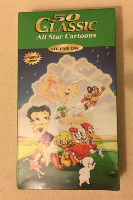 50 classic all star cartoons v 1 vhs 1995 for sale online ebay