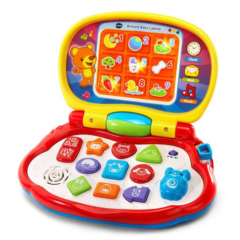 Vtech Brilliant Baby Laptop Teaches Colors Shapes Animals And Music