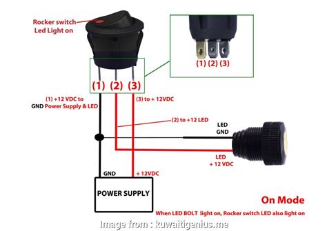 Lighted rocker switch wiring diagram 120v elegant amazing lighted. 14 Brilliant Wiring A, Switch With Led Ideas - Tone Tastic