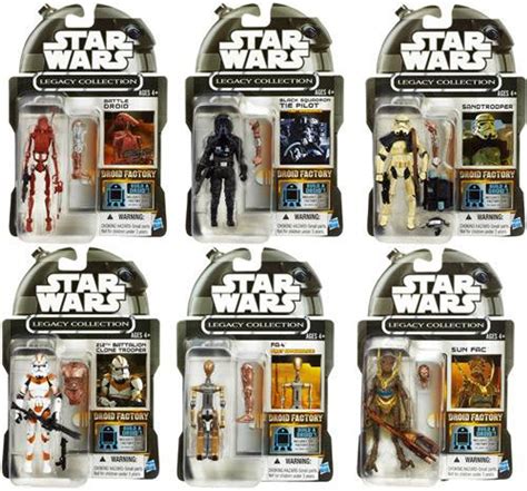 Star Wars Expanded Universe Exclusives 2013 Droid Factory Set Of 6