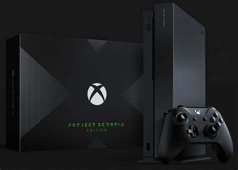 Xbox One X Project Scorpio Limited Edition Now Available For Pre Order