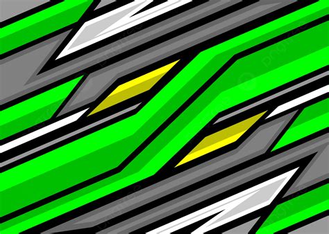 Abstract Racing Stripes With Green White And Gray Background Free