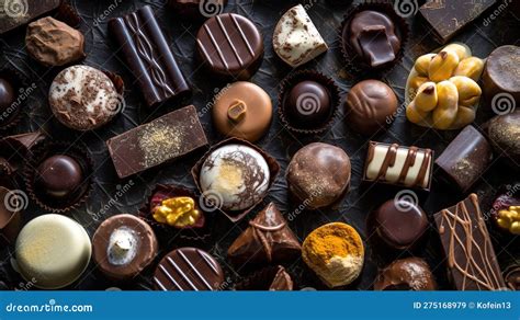 Assorted Handmade Chocolates Box Of Candies Bon Bons And Truffles