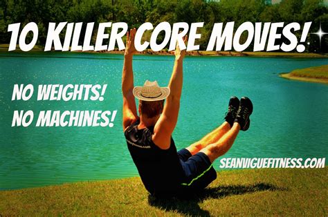 10 Killer Core Exercises No Gym Workout Sean Vigue Fitness Via