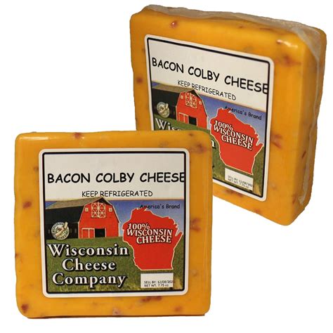 Bacon Colby Cheese Blocks Best Of Wisconsin Shop