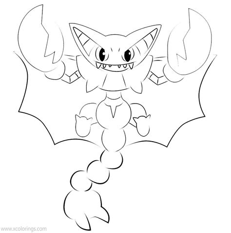 Gliscor Pokemon Coloring Pages Pokemon Coloring Pages Creatures