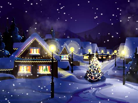 Christmas Snowfall Animated Wallpaper For Windows