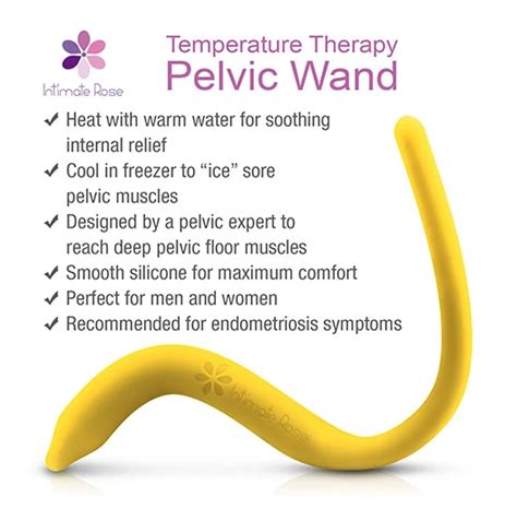Intimate Rose Temperature Therapy Pelvic Wand Pelvic Pain Foundation