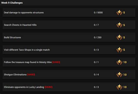 Visit a solar array in the snow, desert, and the jungle. 'Fortnite' Battle Pass Season 3, Week 9 Challenges Leaked ...