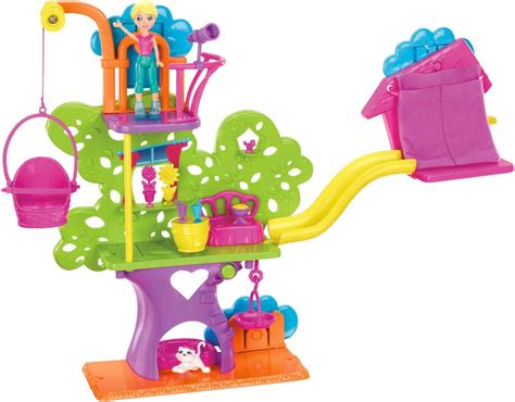 Polly Pocket Wall Party Tree House Playset Amazonca Toys And Games