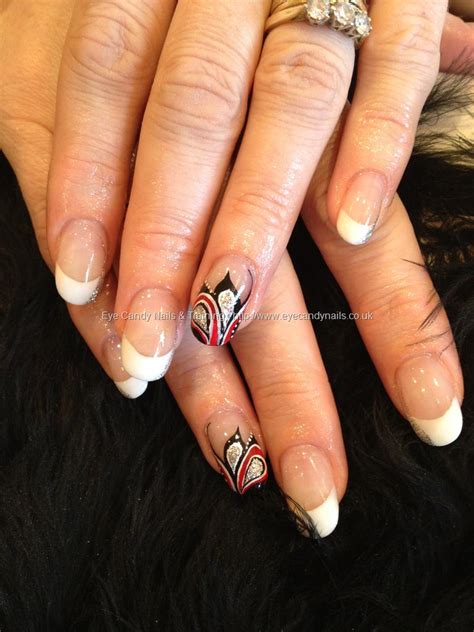 Eye Candy Nails & Training - Pink and white acrylic nails ... French tip round acrylic nails by lee yelp 8 double team dynamicpunch fantastic #acrylicnailspink.