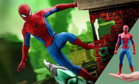 Spider Man Classic Suit Sixth Scale Figure By Hot Toys Now Available