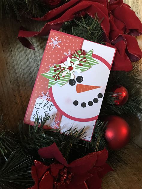 Snowman Card Snowman Cards Christmas Diy Cards