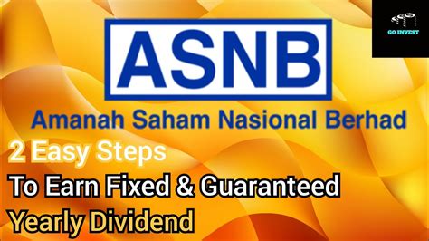 What Is Amanah Saham Nasional Berhad And How To Invest With Asnb In