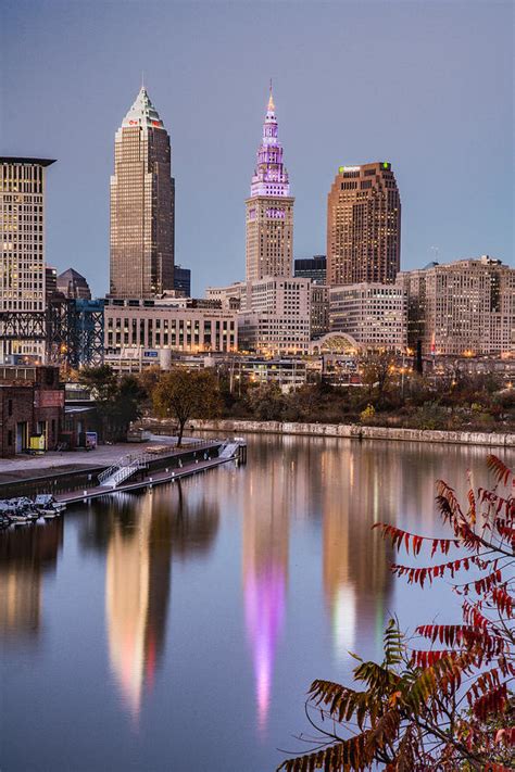 Downtown Cleveland Reflecting Photograph By Brad Hartig Bth Photography