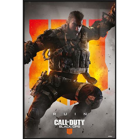 Call Of Duty Black Ops 4 Ruin Key Art Poster Walmart