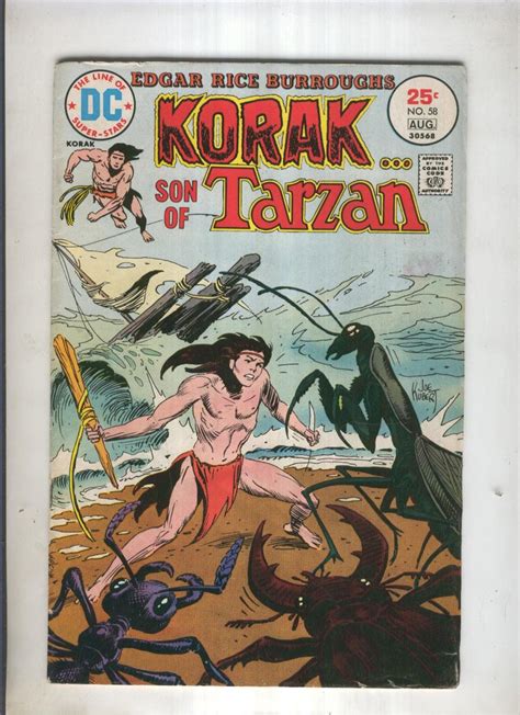 korak son of tarzan vol 9 numero 58 cave of darkness by edgar rice burroughs 1972 comic el