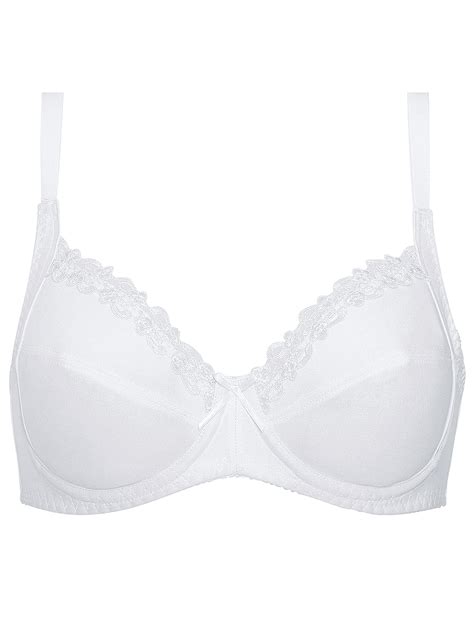 naturana naturana white soft cup underwired full cup bra size 34 to 44 b c d dd e