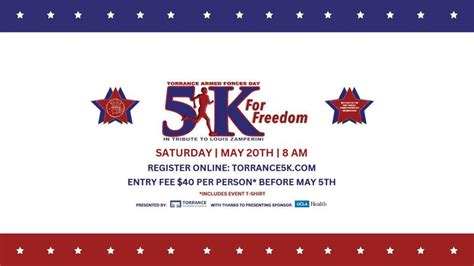 Torrance Armed Forces Day 5k For Freedom 3405 W Carson St Torrance
